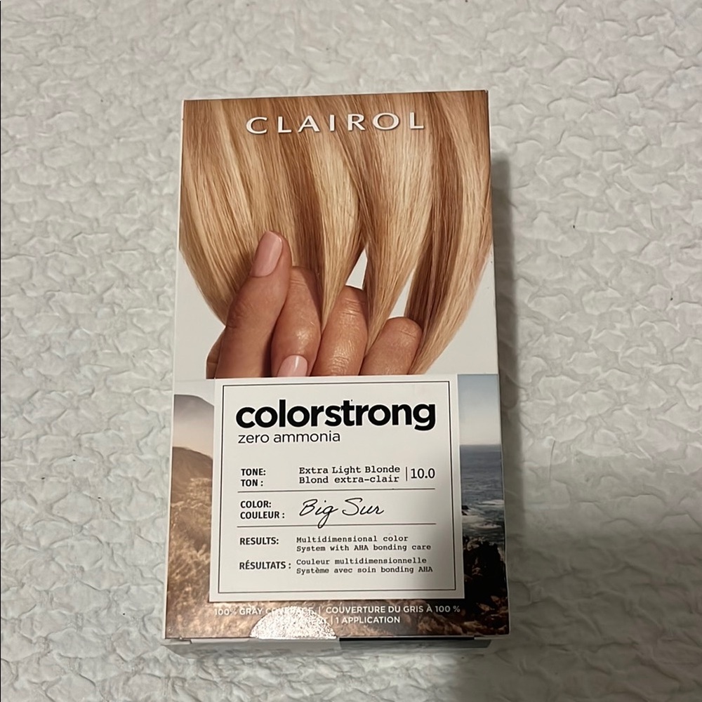 NWT Clairol Colorstrong Extra Light Blonde Hair Color